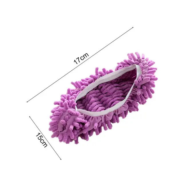 2 Db Multifunkciós Padlópor Papucs Cipő Lusta Csúszásgátló Rugalmas Zenekar Otthoni Padló Tisztító Mikrosszál - Image 6