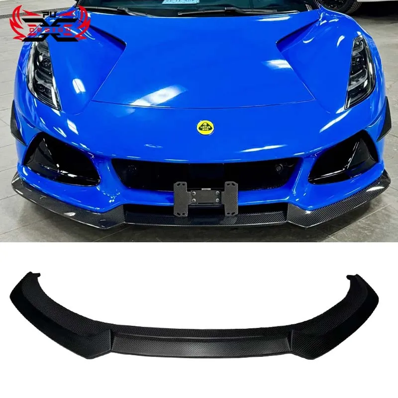 

High Quality For Lotus Emira Front Lip OD Style Front Bumper Lip Dry Carbon Fiber Car Body Kit