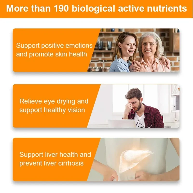 Digestive Capsules OMEGA-7 Sea Buckthorn Oil Supplements for Skin Hair Health Immunity Digestive System