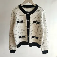 Pulls en laine de styliste pour femmes, tendance, motif de lettres, marque de luxe, hauts de haute qualité, printemps automne, 2021 