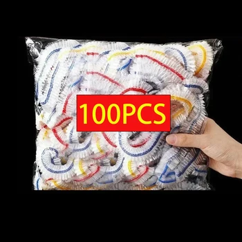 Pellicola Trasparente Elastica per Alimenti, Coperture per Frutta e Capelli, Coperchi in PE per Bagno e Cucina, Sigilli per Conservazione, Involucri Monouso per Mantenere la Freschezza