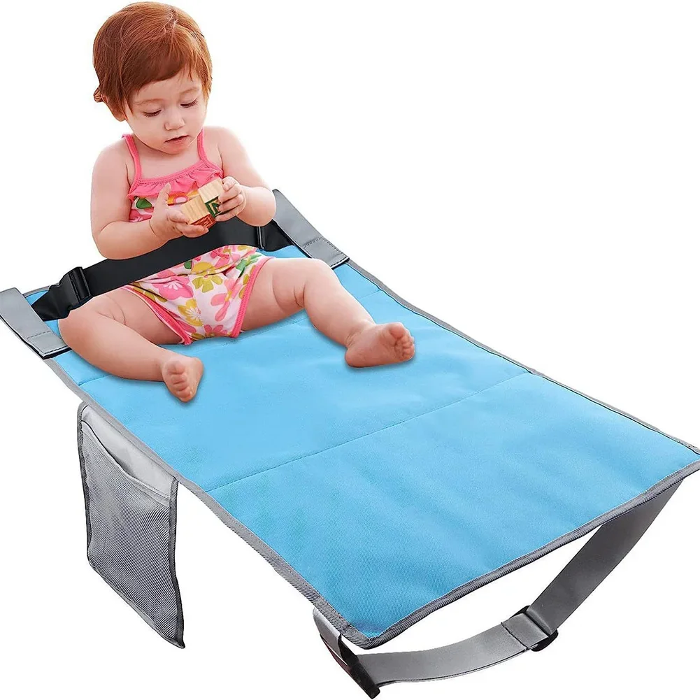 Kids Airplane Seat Extender Cushion Portable Airplane Footrest Foldable Lightweight for Flight Flying Essentials