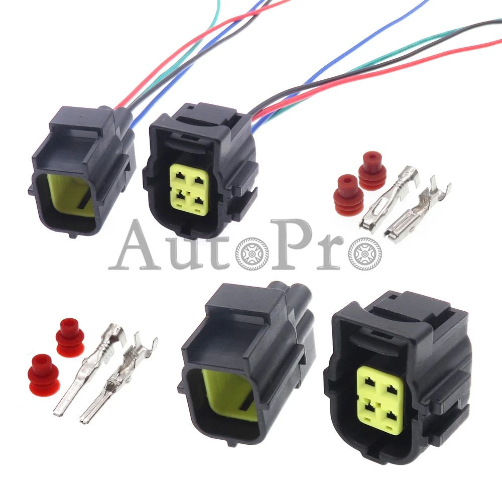 

1 Set 4 Hole 184248-1 Auto Replacement Socket Accessories Automobile Parts Starter Car Plastic Housing Sealed Wire Connector