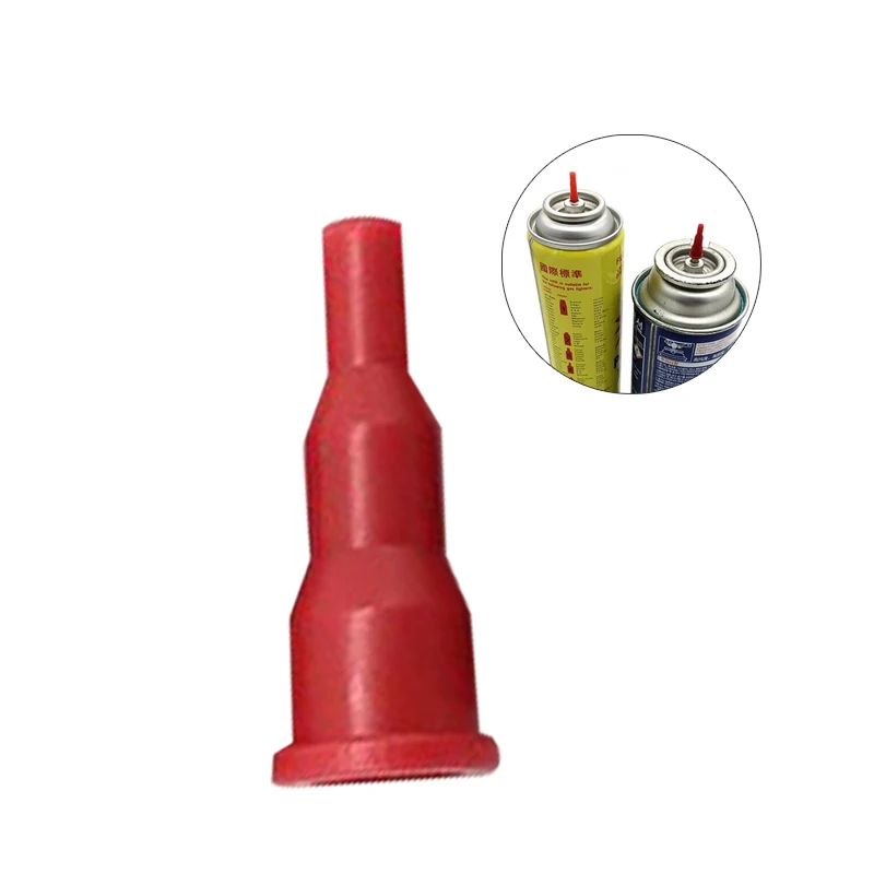 CampingPortableRedPlasticButaneCartridgeGasTankTransfer