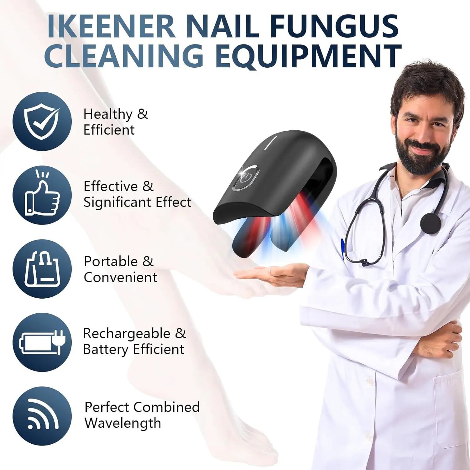 Professionelles Lasergerät Zur Nagelpilzbehandlung Mit Lichttherapie_voghion.com