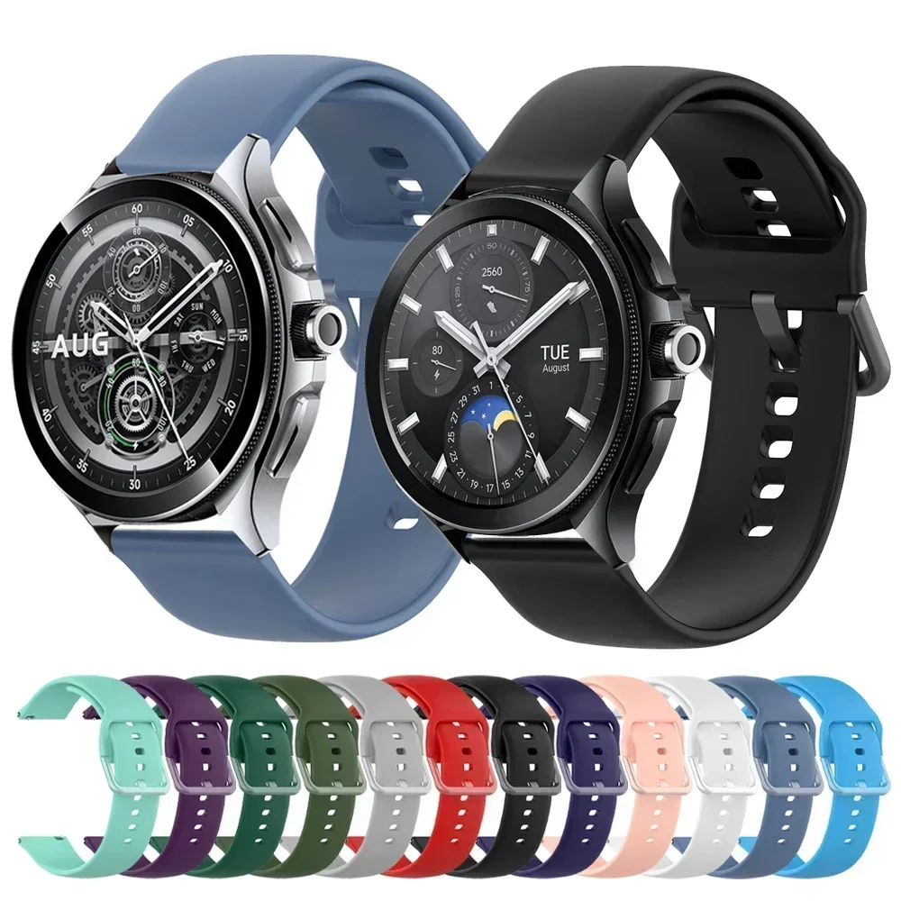 22mm Soft Silicone Replacement Wristband Bracelet - Color 2