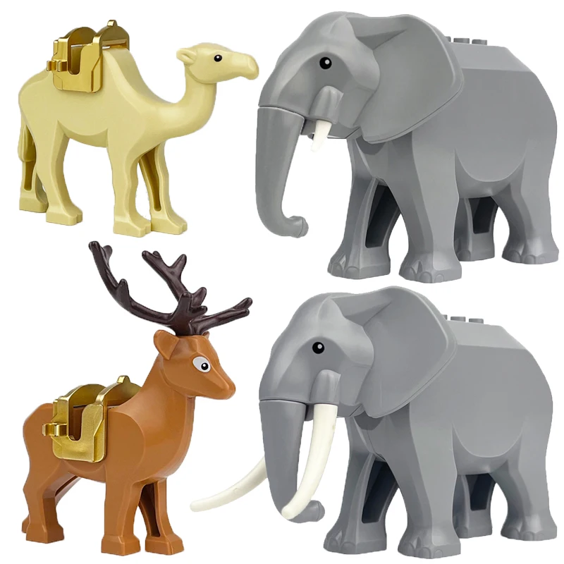 Medieval Animal Toy Building Block Set - Decorative Knight War Collection
