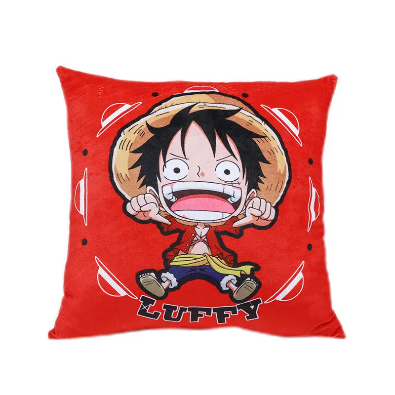 

Аниме One Piece Luffy Мультяшные игрушки ророноа Зоро Тони Чоппер Нами напечатанные подушки Чехол на день рождения украшение игрушки подарок 45 см