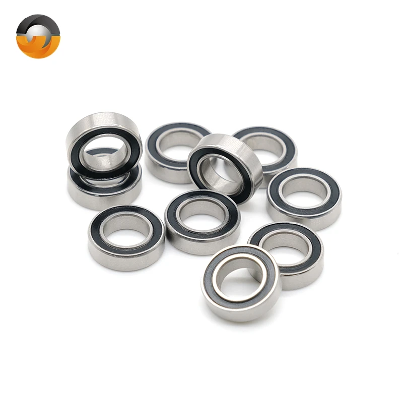 

10pcs SMR148 RS 8x14x4 mm ABEC-7 Stainless Steel Miniature Ball Bearing SMR148-2RS RU Ball Bearings For Axial SCX10 II