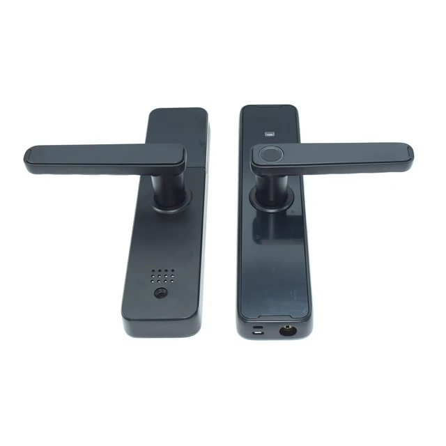 TTLock APP Remote Control Intelligent Fingerprint Password Card Lock With Key 5050 Lock Mortise 4