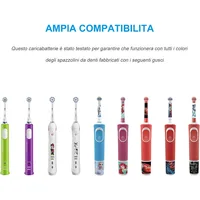 For Oral B Cargador Cepillo Eléctrico Braun 3757 3766 Pro 1/2/3 600 700 1000-3900N Carga Rápida Recarga Universal - Image 3