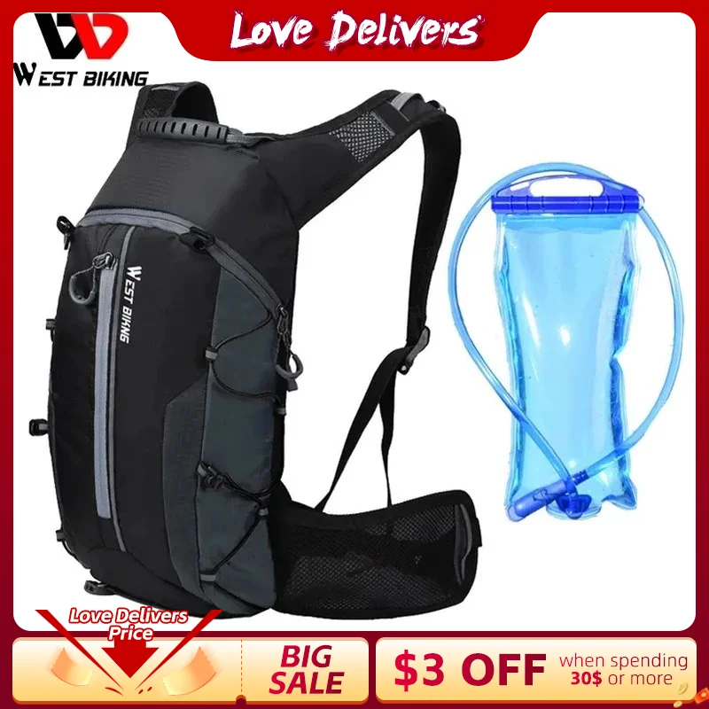 WEST BIKING Bicycle Bike Bags Water Bag 10L Portable Waterproof Road Cycling Bag Outdoor Sport Climbing