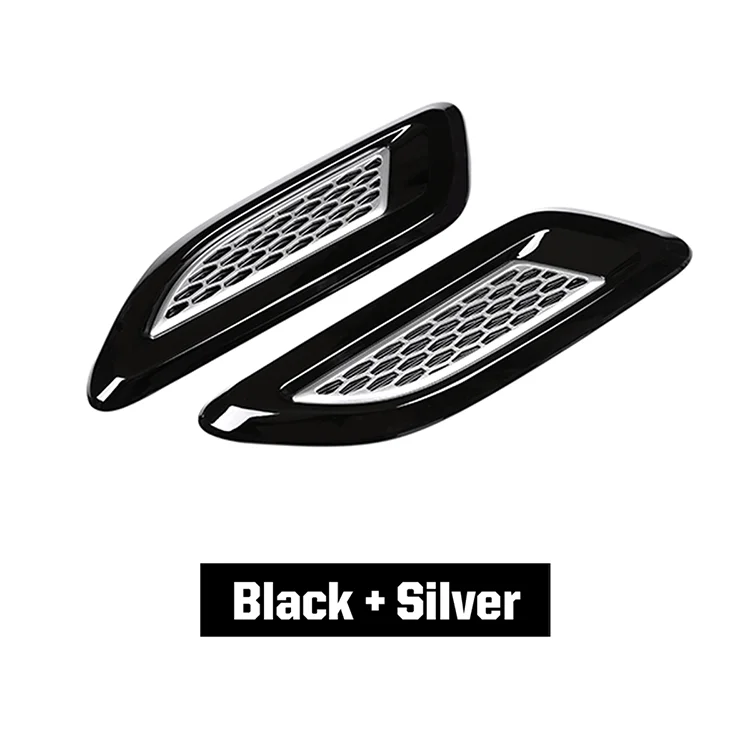 2PCS Auto Außen Haube Air Vent Outlet Flügel Trim Für Land Rover Discovery 4 5 Range Rover Evoque Entdeckung Freelander – Detail 7