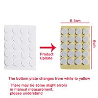 100pc Candle Wick Stickers Adhesive Heat Resistance Foam Double-sided Tape for Wax Fixed Base Holder Stand Candle Making Supplie 6