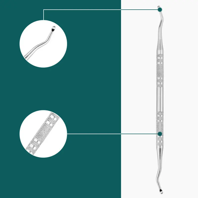 3pcs Toe Nail Care Hook Ingrown Double Ended Ingrown Toe Correction Lifter File Manicure Pedicure Toenails Clean Foot Care Tool