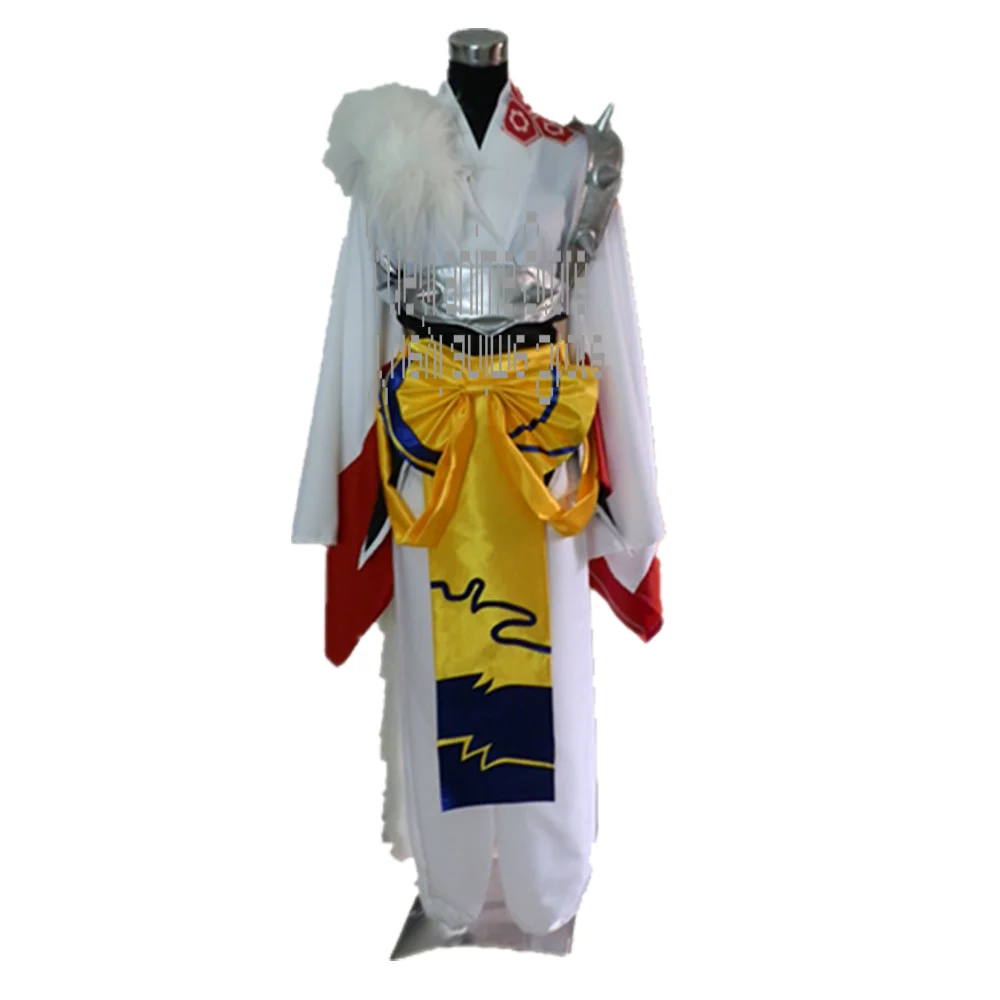 

Костюм для косплея аниме Sesshoumaru, кимоно для женщин и мужчин, полный комплект