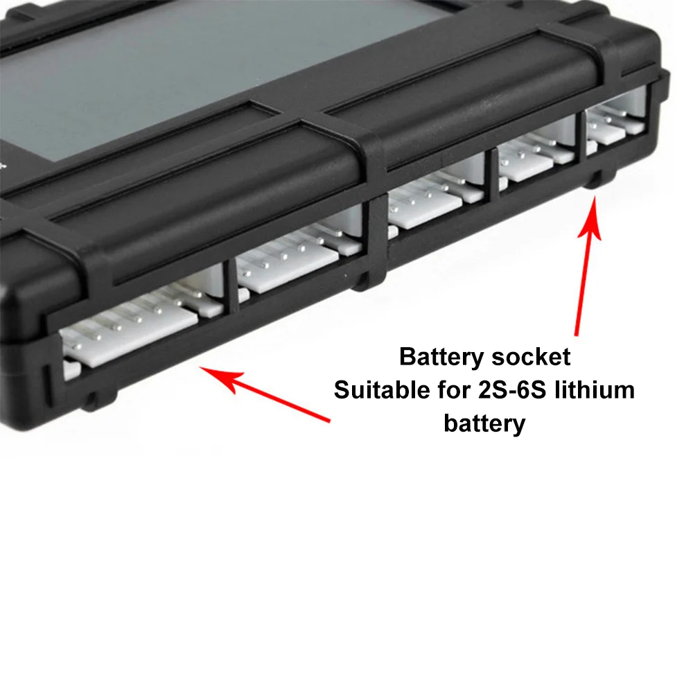 Chargeur multiport équilibreur 2-6S LiPo/LiFe avec écran LCD