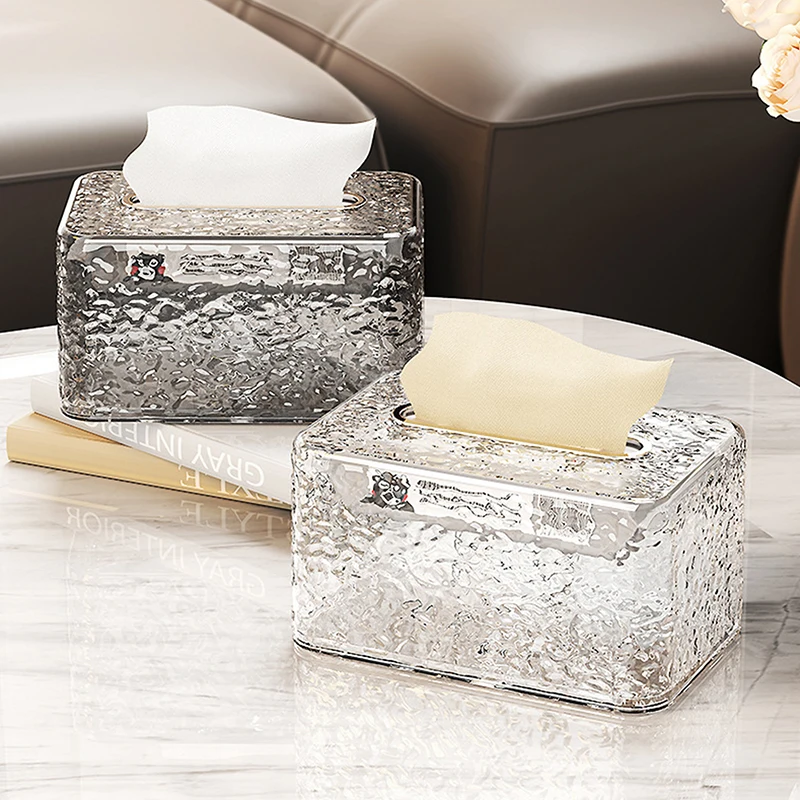 

Прямоугольная акриловая коробка для салфеток, домашний декор, художественная коробка для салфеток для гостиной, обеденного стола, декоративная коробка для хранения салфеток