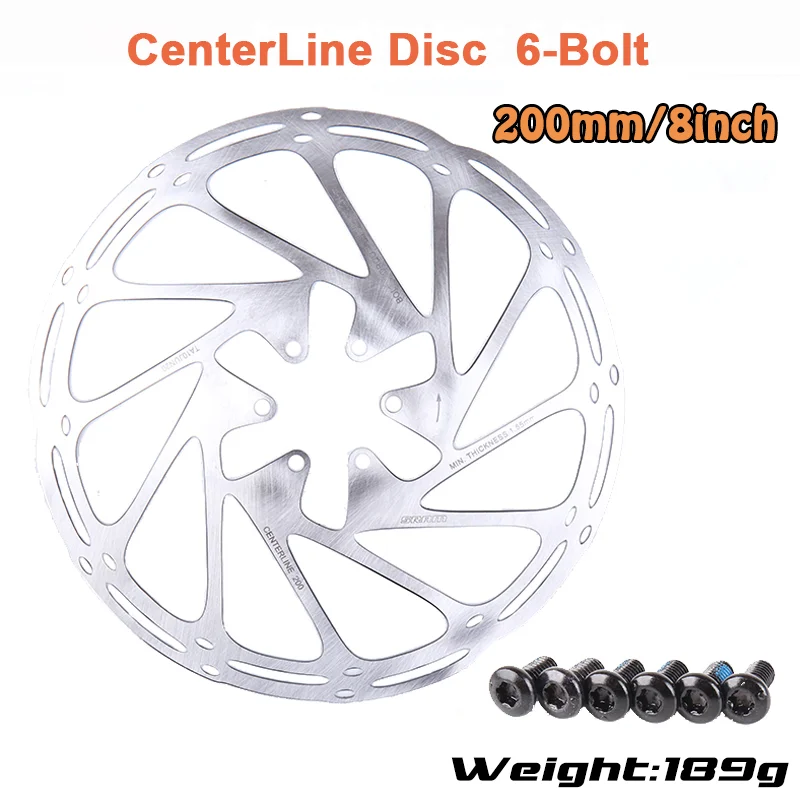 Sram-ディスクブレーキローター,6ボルト200mm,180mm,160mm,140mm