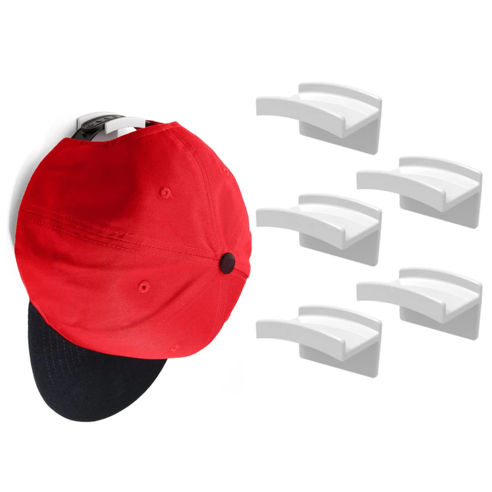 5/10pcs Adhesive Hat Rack Display Hooks for Wall Door Baseball Cap Holder  Closet Storage Organizer Strong Cap Hanger - AliExpress