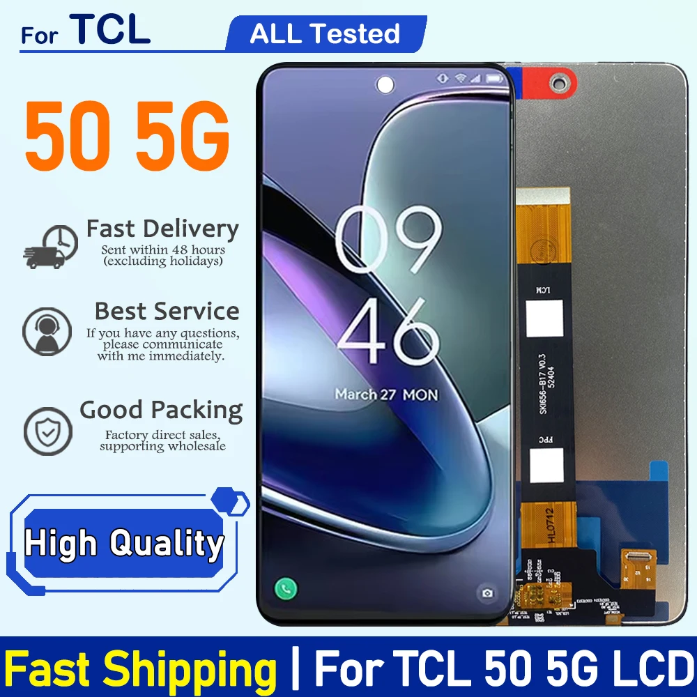 Tested6.6"DisplayForTCL505GT613KLCDDisplayWithTouchScreenDigitizerAssemblyForTCL505GT613KLCDAssembly-AliExpress509