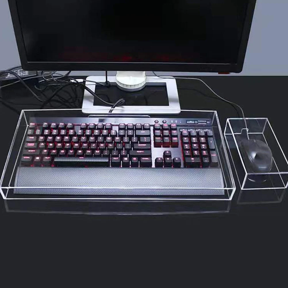 

Acrylic Keyboard Transparent Dust-Proof Keyboard Protector Case Desktop Desktop Pc Computer Keyboard Air