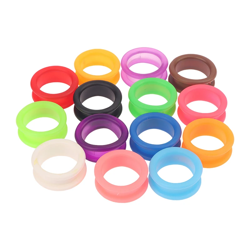 10Pcs Professionelle Barber Haar Schere Schere Finger Ringe Griffe Einsätze Weiche Silikon Ring Für Salon Barbers – Detail 8