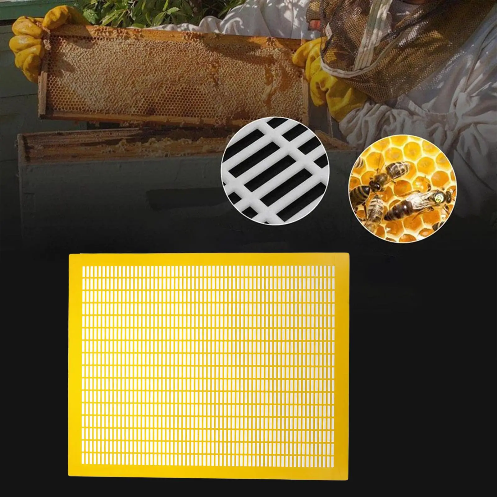 Sturdy 10 Frame Queen Bees Excluder Easily Clean Separate Queen Bees Board Backyard Accessories Livestock Supplies