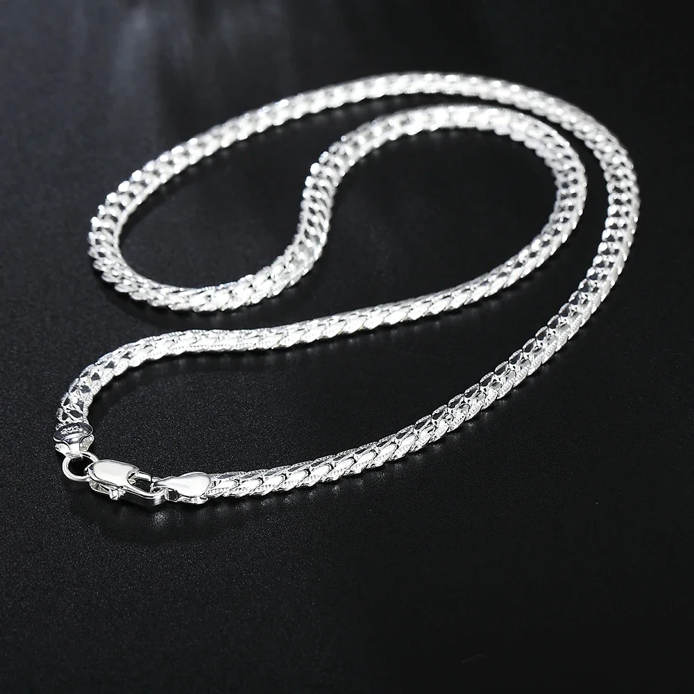 Silver Chain Necklace Wear Example 2