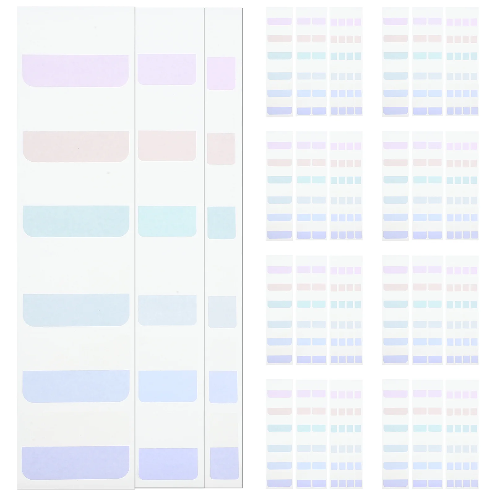 

Adhesive Reading Markers Sticky Reading Strips Adhesive Page Tabs Page Markers Reading Highlight Stickers