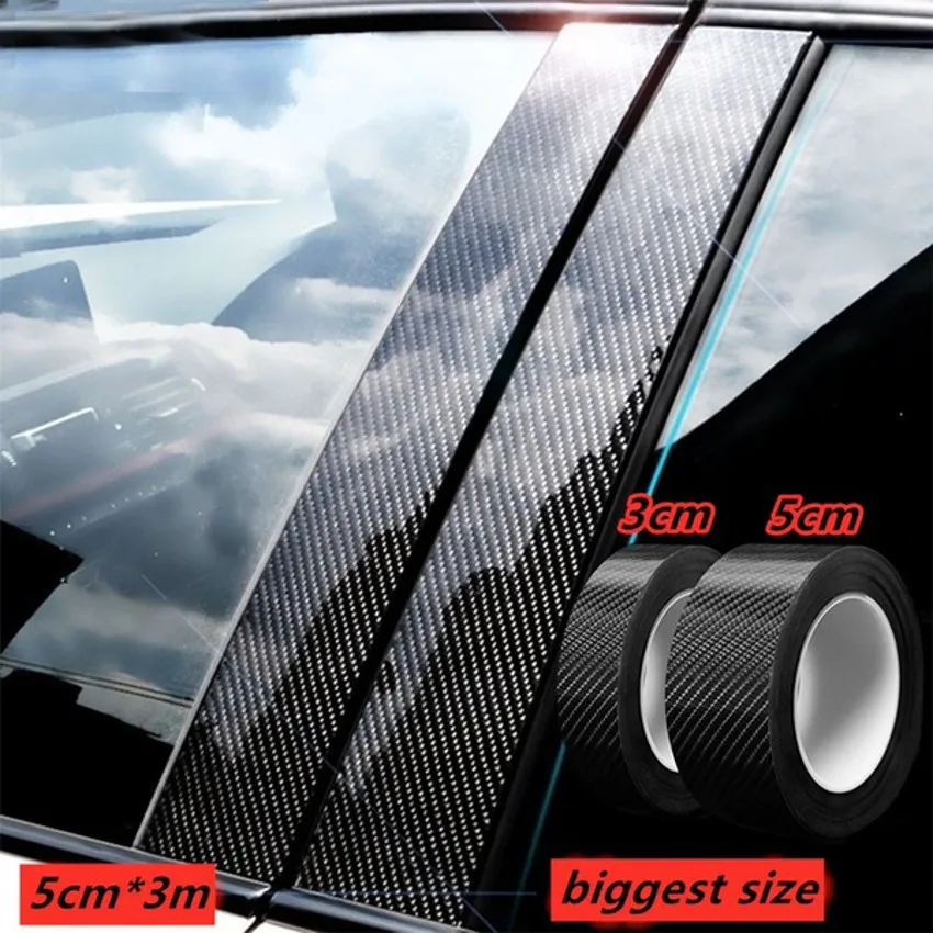 Car Sticker DIY 3D Carbon Fiber Anti Scratch Tape for Mercedes Benz W211 W203 W204 W210 W124 AMG W202 CLA W212 W220 | Автомобили и