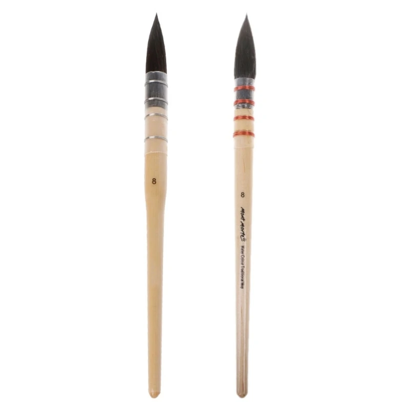 

E9LB Hair Art Paint Brush Pen Stationary for Watercolor Painting