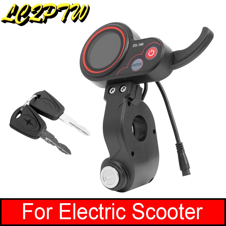 Trotinette Electrique Adulte 50 Km/h Thumb Throttle LCD Display