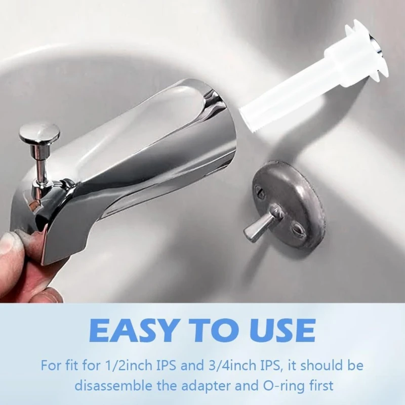 Sturdy Bathroom Spouts Adapter Set Accessory for Easy Brass Pipe Fitting