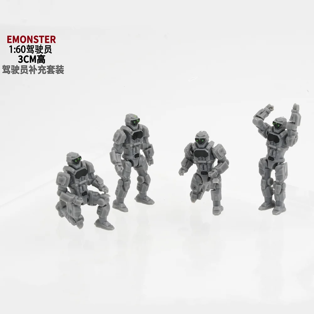 E.MONSTER 메카 모델 N4B-07F Emonster 탱크, EM01, EM02, EM03, EM04, 06, 07, 08 드라이버, 다이아클론 액세서리, 미사일 상자, UV 스티커