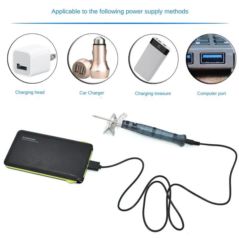 

Professional Tools Heating Electric Portable Indicator For Soldering Welding Rework Handle Iron With Light Repair Pen