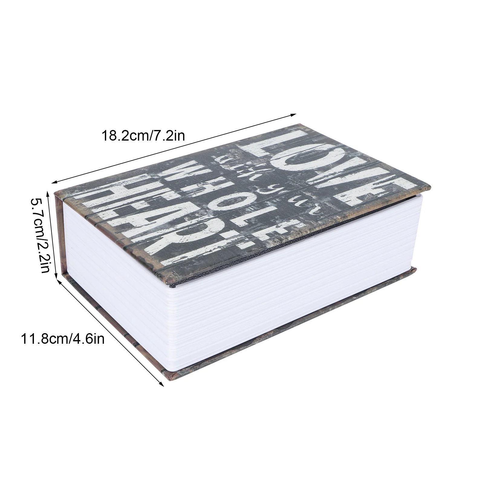 Safe Box Valuables Security Dictionary Book With Lock Security Key Lock Secret Book Code Money Simulation Book Cash for Home 4