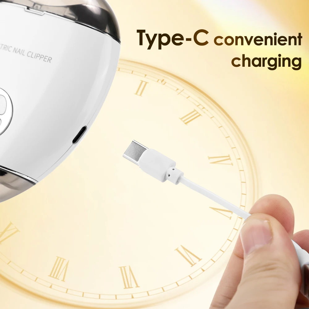 2in1 Electric Nail Grinding Polishing Toes Trimmer Manicure For Adult Baby Automatic Nails Clippers Grinder Finger Trimming Tool