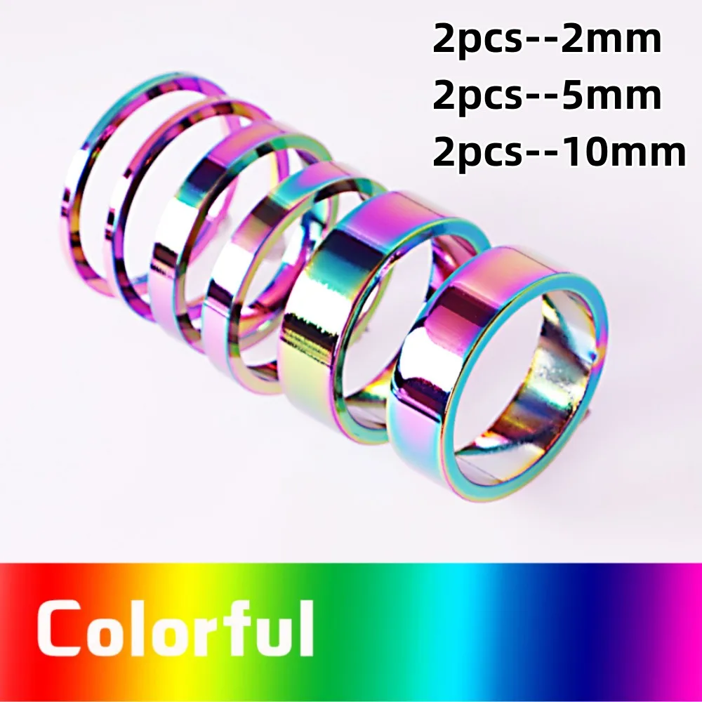 OUO CNC MTB Power Cap 1 1/8 Headset-Abstandshalter Vorbau Top Cap Bolt 28,6 mm Gabelabstandshalter Fahrradbrücke Lenksäule – Detail 14