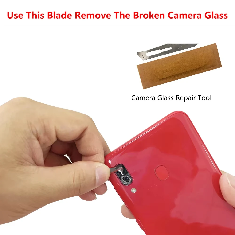 Phone Camera Lens Camera Lens Cover Rear Back Camera Glass Lens For Samsung S20 FE / S20 S21 S22 S23 Plus Ultra Camera Glass With Glue Adhesive