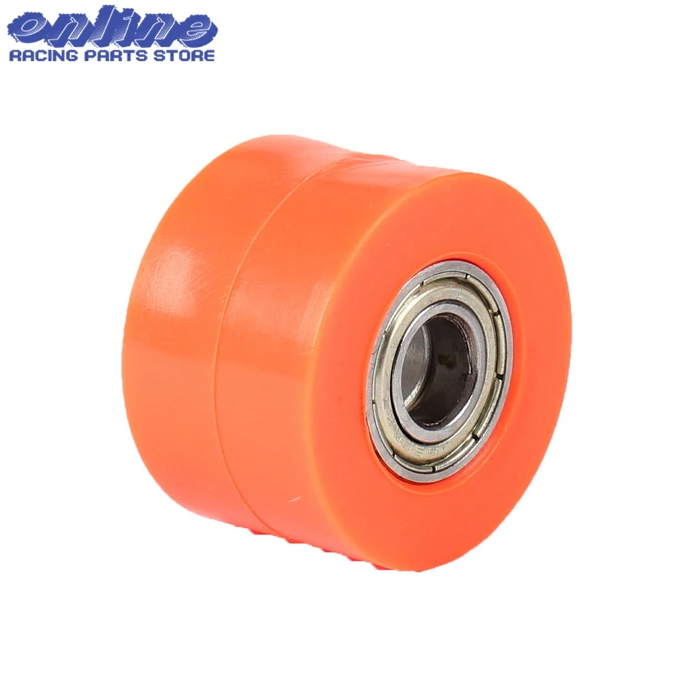 Motorcycle 8mm or 10mm Chain Roller Tensioner Pulley wheel guide for XR CR CRF 125 250 450 Pit Pro Dirt Bike Motocross motorcycle chain tensioner pulley