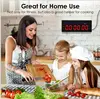 Gym Timer Interval Workout Clock for Home Garage Ultra-Clear 2 inch LED Digit with Remote 14.17"x 6.18" Count Down/Up 4