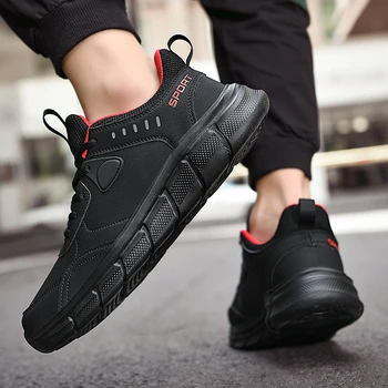 الرجال موضة حذاء رياضة كاجوال مقاوم للماء تنفس عدم الانزلاق مقاومة للاهتراء باطن فاخر رجل أحذية رياضية خفيفة تنس جديد ميم 3