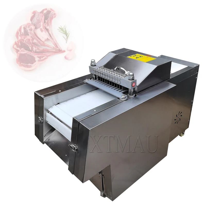 

Meat Cutter Slicer Knife Bone Cutting Machine Chicken And FishDice Cutter Machine Stainless Steel Commercial