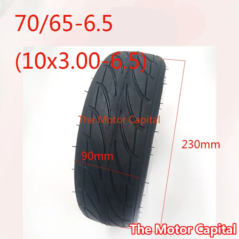 Tubeless Tire 70/65-6.5 ( 10X3.00-6.5 ) Vacuum fits Ninebot Balance Scooter Mini no.9