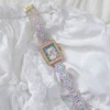 Cartoon Electronic Watch for Girl, Blue Watch, Cute Fashion, Gift 1