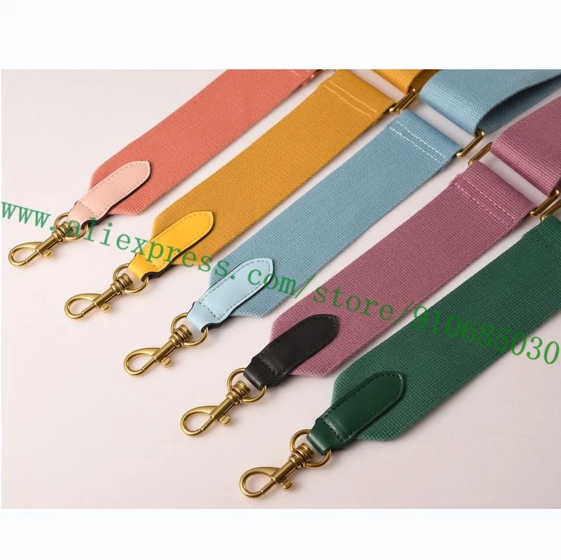 Adjustable Solid Color Fabric Shoulder Strap For Lady Handbag Women Pochette Purse Carry Belt Bag Parts Substitute