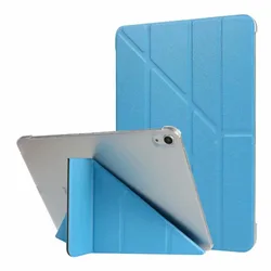 Elegant Translucent Magnetic Stand Case with Auto Wake/Sleep - Pro12.9 4th Gen 2020 (Sky Blue)
