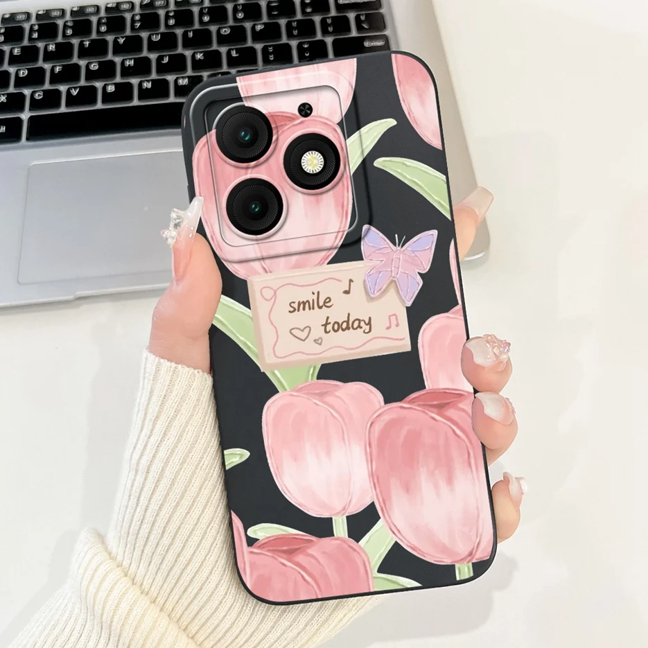 Cute Fashion Cartoon Soft TPU Phone Case - Stylish Protective Back Cover Bumper