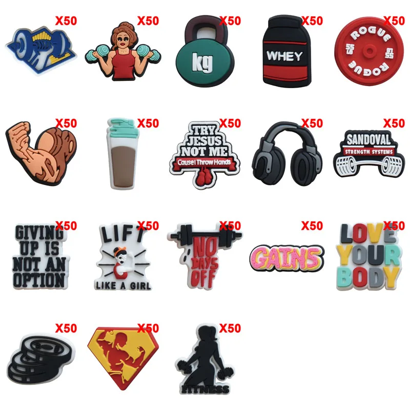 

Крупные булавки для Crocs, шармы, аксессуары для обуви, спортивное украшение для фитнеса, джинсы, женские сандалии, пряжка, Детские сувениры, мужские значки